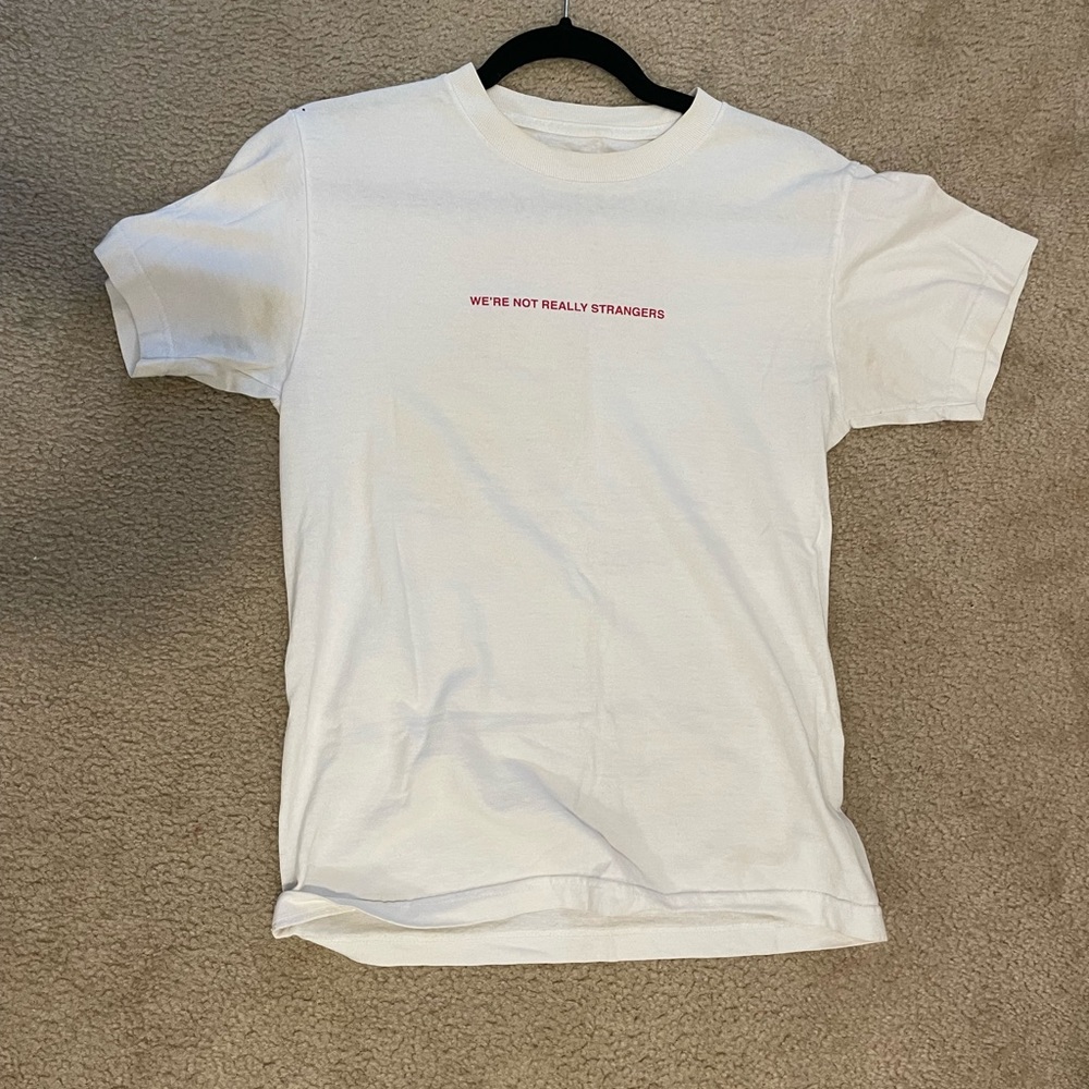 WNRS Small Graphic Tshirt (We’re Not Really Strangers)